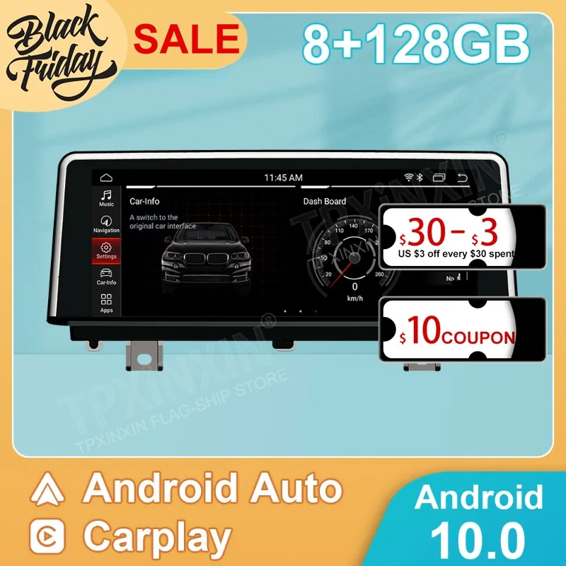 Автомобильный мультимедийный плеер, Android 10,0, 8 ГБ + 128 ГБ, для BMW X1 F48 F49 2015 2018
Автомобильный мультимедийный плеер, Android 10,0, 8 ГБ + 128 ГБ, для BMW X1 F48 F49 2015 2018