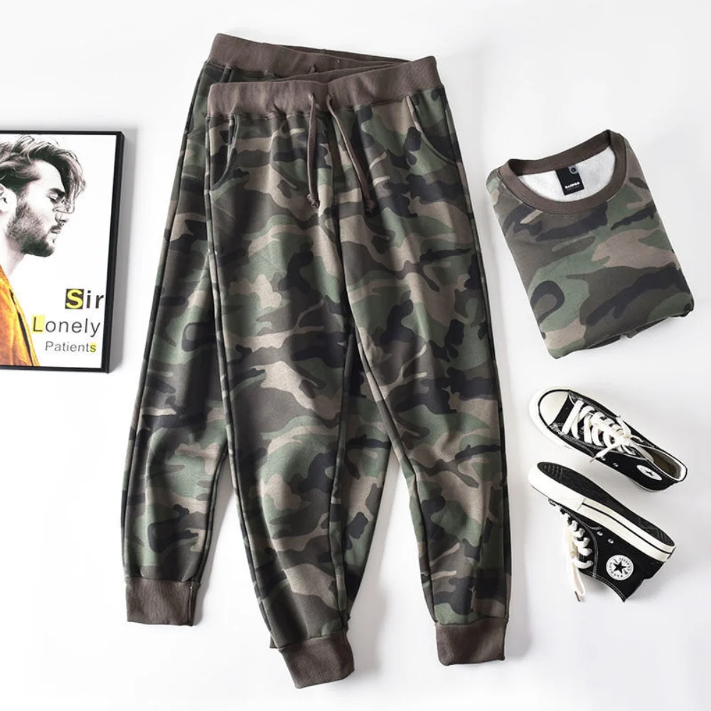 Thick Warm Autumn Winter Ankle-Banded Camouflage Sweatpants Japanese Leisure Comfortable Loose Tight Track Pants
Thick Warm Autumn Winter Ankle-Banded Camouflage Sweatpants Japanese Leisure Comfortable Loose Tight Track Pants