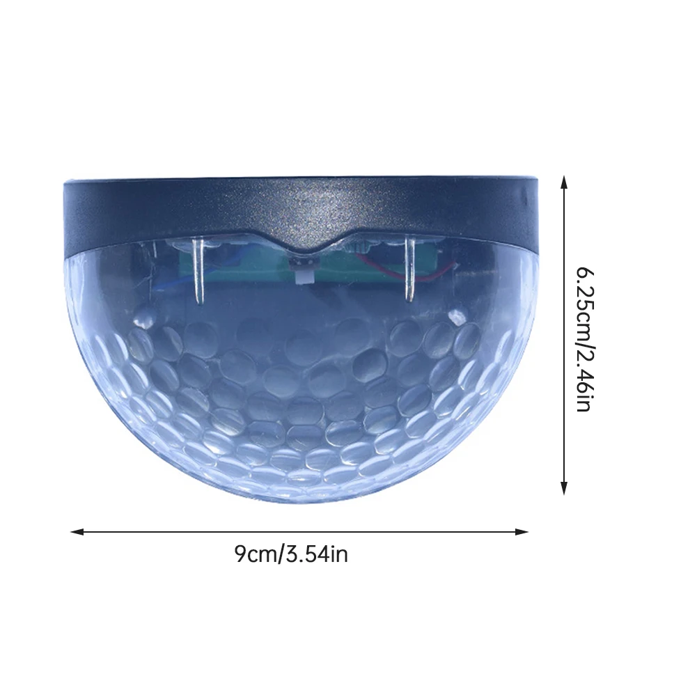 2PCS Solar Fence Lights Outdoor Semicircle Waterproof Sunlight Powered For Garden Decoration Wall Lamp With 6LED Black White 
2PCS Solar Fence Lights Outdoor Semicircle Waterproof Sunlight Powered For Garden Decoration Wall Lamp With 6LED Black White