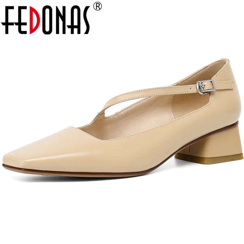 FEDONAS Metal Buckle Shoes Woman Heels Spring Summer High Heels Pumps For Women Genuine Leather Wedding Party Women's Shoes
FEDONAS Metal Buckle Shoes Woman Heels Spring Summer High Heels Pumps For Women Genuine Leather Wedding Party Women's Shoes