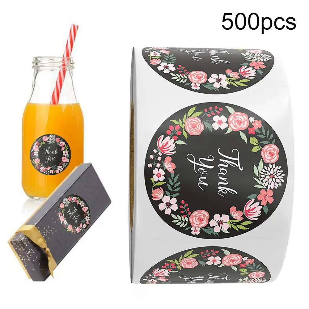 500Pcs Per Roll Floral Thank You Stickers 1inch Round Seal Label Handmade Scrapbooking Envelope Seal Stationery Sticker
500Pcs Per Roll Floral Thank You Stickers 1inch Round Seal Label Handmade Scrapbooking Envelope Seal Stationery Sticker