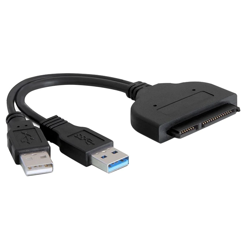 Флэш-кабель для жесткого диска с двойной головкой USB3.0 + USB2.0 на SATA 22Pin 2,5 дюйма адаптер для жесткого диска с поддержкой UASP
Флэш-кабель для жесткого диска с двойной головкой USB3.0 + USB2.0 на SATA 22Pin 2,5 дюйма адаптер для жесткого диска с поддержкой UASP