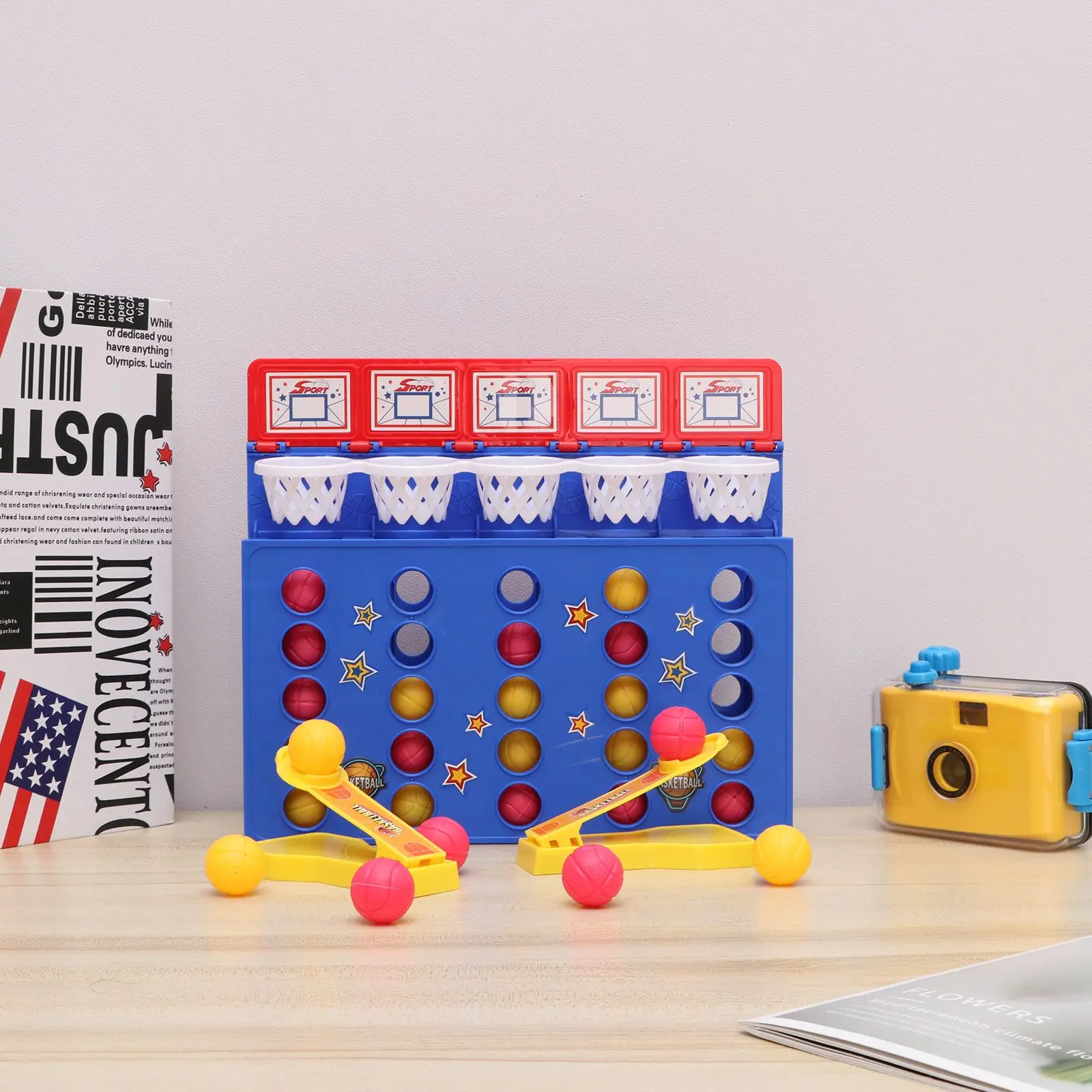 Table Basketball Game 4 Piece Chess Quadruple Jump Ball Bounce Chess Matching Game Ejection Ball Game Toy For Parent Child Home
Table Basketball Game 4 Piece Chess Quadruple Jump Ball Bounce Chess Matching Game Ejection Ball Game Toy For Parent Child Home