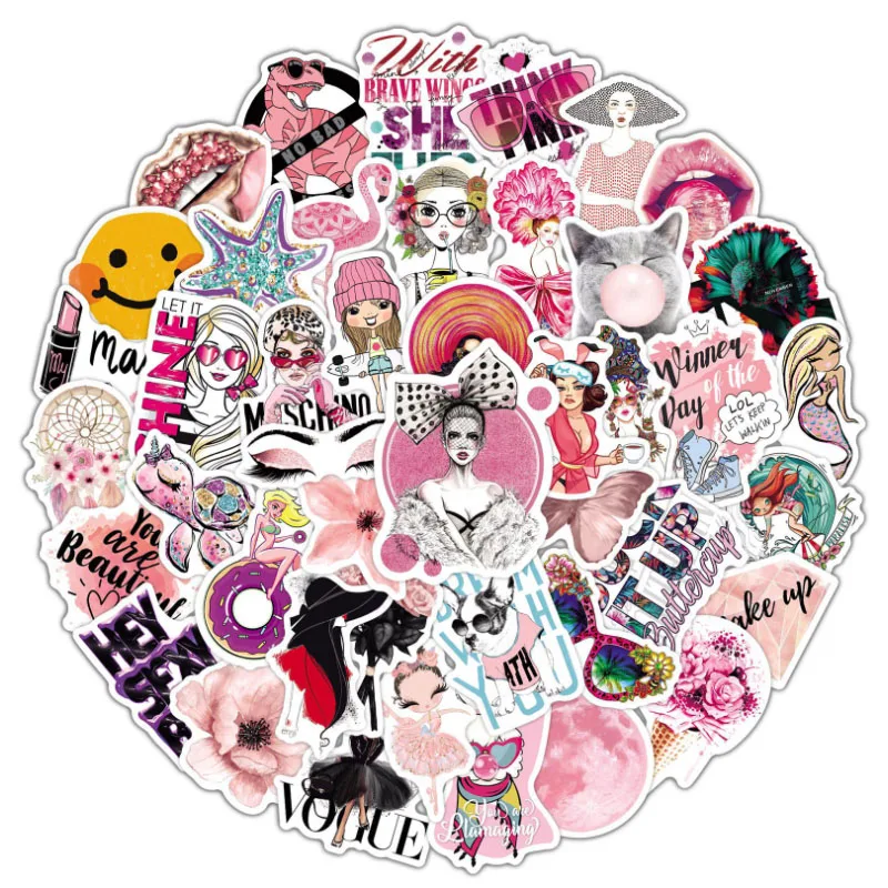 10/30/50Pcs/Set Pink mix and match sticker school student diary hand ledger stationery mobile phone guitar decoration kawaii
10/30/50Pcs/Set Pink mix and match sticker school student diary hand ledger stationery mobile phone guitar decoration kawaii