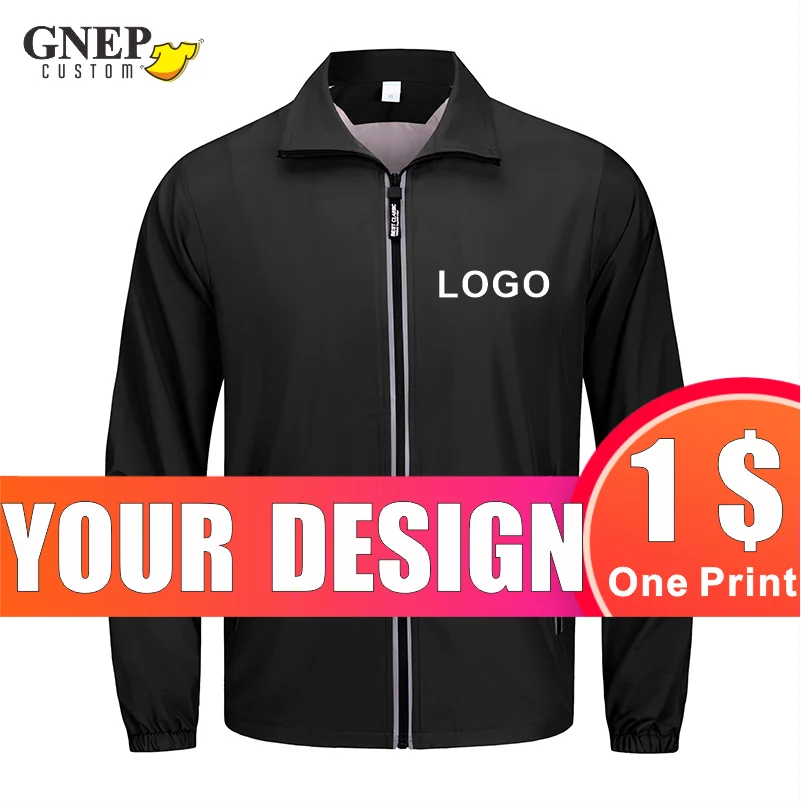 GNEP Reflective Zipper Trench Custom Pattern Casual Thin Jacket Design Personality Logo Quick-drying Sweatshirt DIY Printed Text
GNEP Reflective Zipper Trench Custom Pattern Casual Thin Jacket Design Personality Logo Quick-drying Sweatshirt DIY Printed Text