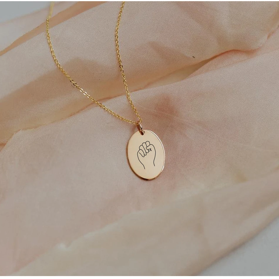 Visunion 316L Stainless Steel Necklace Gestures Series Heart Pattern Gold Color Pendant Necklace for Women Jewelry New Arrival
Visunion 316L Stainless Steel Necklace Gestures Series Heart Pattern Gold Color Pendant Necklace for Women Jewelry New Arrival