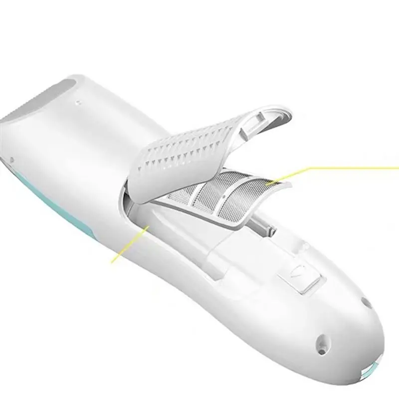 1Pc Automatic Hair Trimmer Hair Suction Waterproof Silent Electric Clipper (White Sky-Blue) 
1Pc Automatic Hair Trimmer Hair Suction Waterproof Silent Electric Clipper (White Sky-Blue)