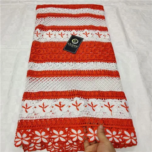 Newarrival good quality guipure lace fabric 5yards african water soluble lace faric for women party dress F1qzau122
Newarrival good quality guipure lace fabric 5yards african water soluble lace faric for women party dress F1qzau122