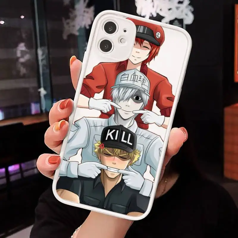 Anime Cells at Work! Code Black Phone Cases Matte Transparent for iPhone 7 8 11 12 s mini pro X XS XR MAX Plus cover funda
Anime Cells at Work! Code Black Phone Cases Matte Transparent for iPhone 7 8 11 12 s mini pro X XS XR MAX Plus cover funda