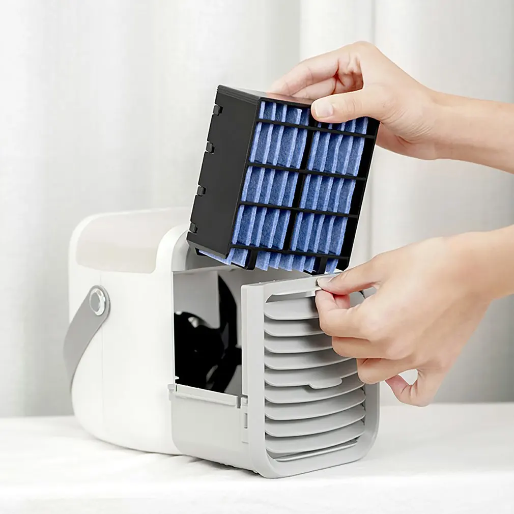 Portable Air Conditioner Rechargeable Evaporative Air Conditioner Fan With 3 Speeds Air Cooler With Handle For Home Office
Portable Air Conditioner Rechargeable Evaporative Air Conditioner Fan With 3 Speeds Air Cooler With Handle For Home Office