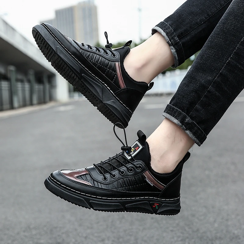 Vulcanized Casual Mens Shoes Misalwa Waterproof Eiderdown Cloth Sneakers Men Winter Short Plush Warm Shoes Tide
Vulcanized Casual Mens Shoes Misalwa Waterproof Eiderdown Cloth Sneakers Men Winter Short Plush Warm Shoes Tide