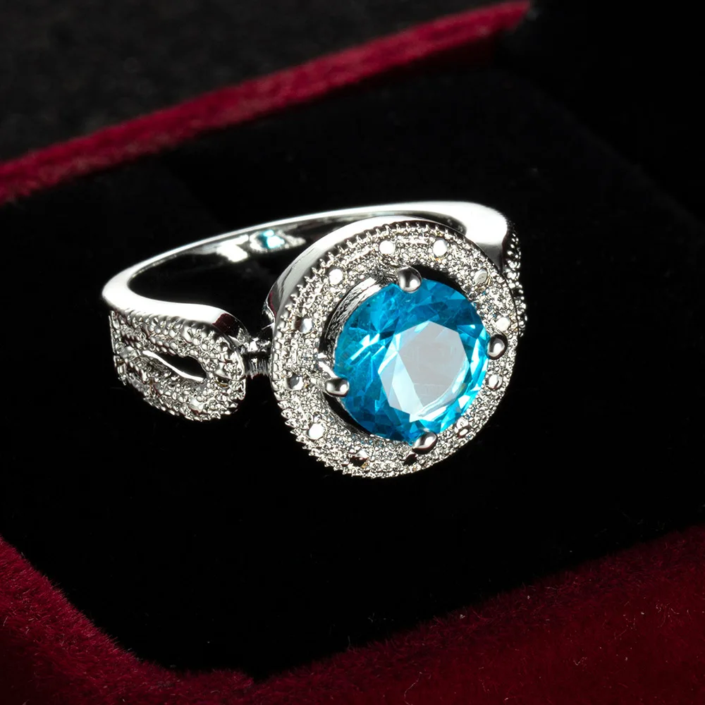 New European And American Creative Fashion Women's Zircon Jewelry s Women's s Fashion All-match sRing
New European And American Creative Fashion Women's Zircon Jewelry s Women's s Fashion All-match sRing