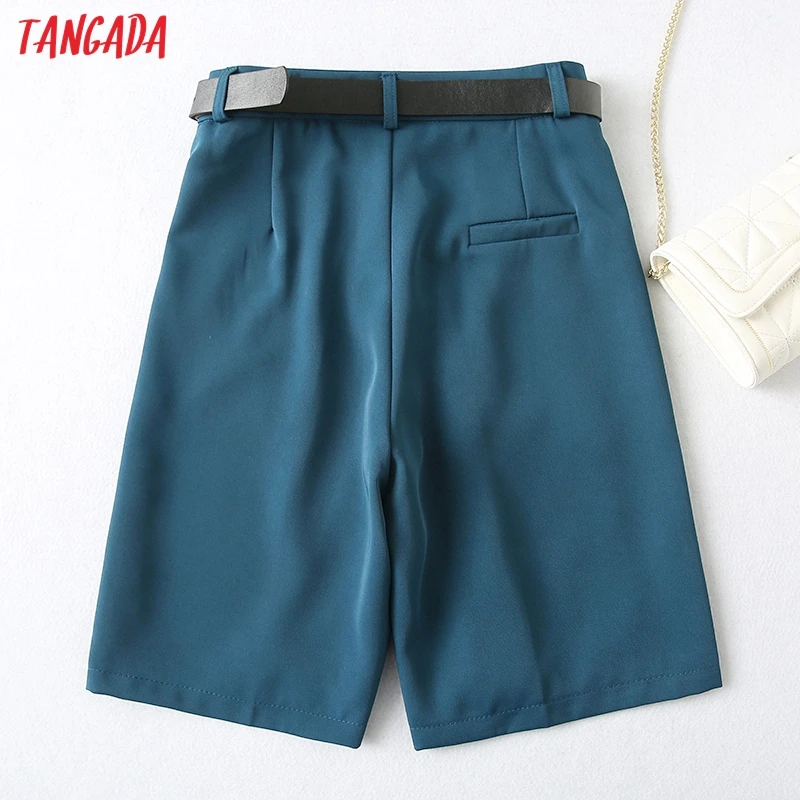 Tangada 2021 Women Elegant High Waist Belt Shorts Pockets Female Office Lady Shorts Pantalones YU17
Tangada 2021 Women Elegant High Waist Belt Shorts Pockets Female Office Lady Shorts Pantalones YU17
