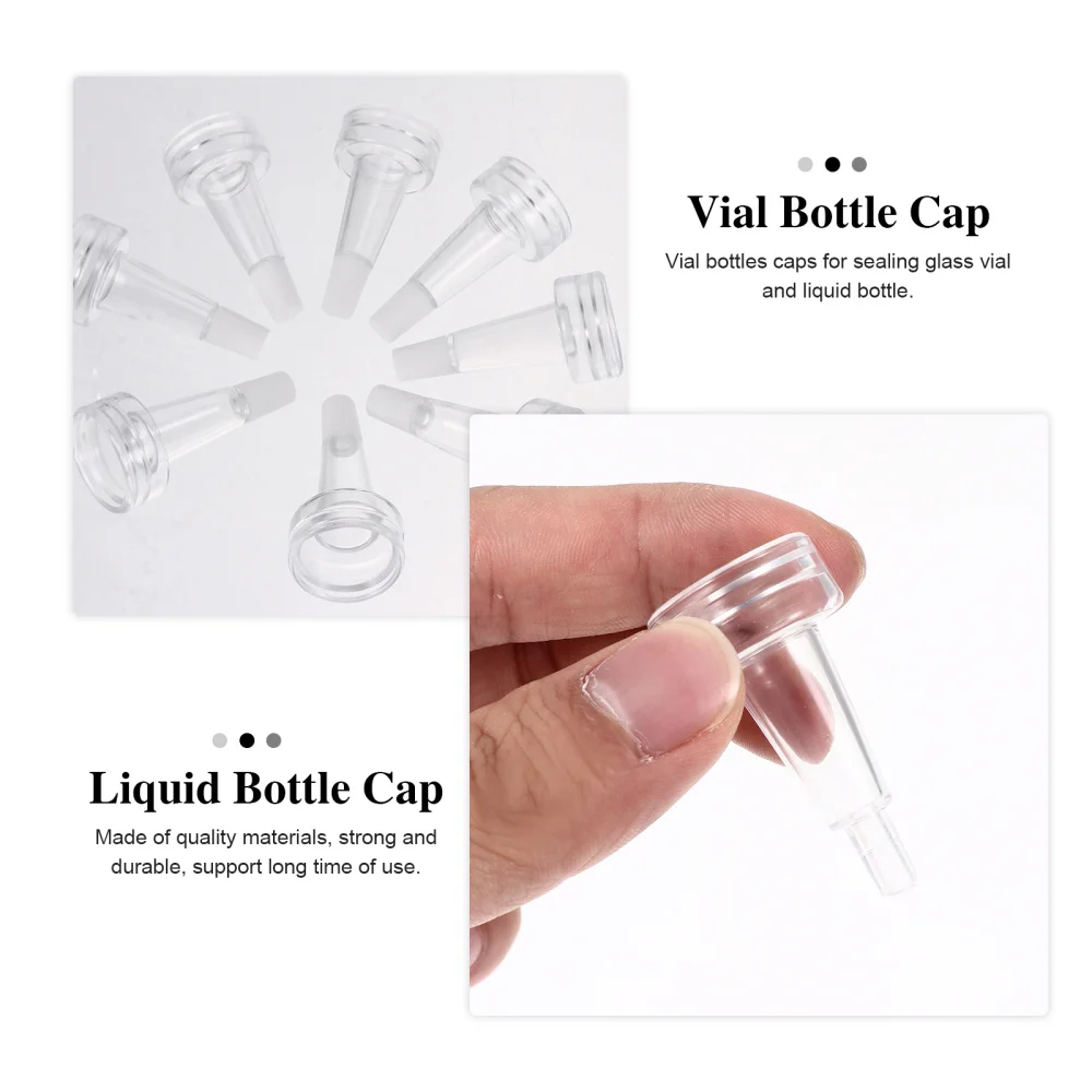 100Pcs Professional Horn-Shape Cap for Vial Bottles Liquid Essence Bottles
100Pcs Professional Horn-Shape Cap for Vial Bottles Liquid Essence Bottles