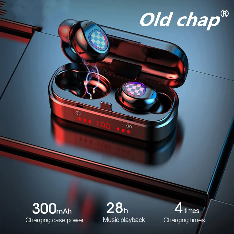 Wireless Headphone Bluetooth Earphones Waterproof Earpieces Sport Earbuds For Huawei Iphone OPPO Xiaomi TWS Music Headset
Wireless Headphone Bluetooth Earphones Waterproof Earpieces Sport Earbuds For Huawei Iphone OPPO Xiaomi TWS Music Headset