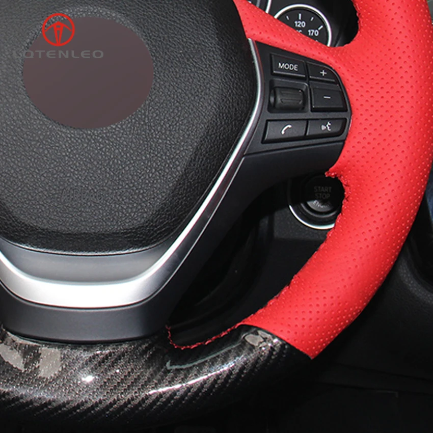 LQTENLEO Carbon Fiber Red Leather Car Steering Wheel Cover for BMW F20 F21 F22 F23 118i 120i 125i 120d 218i 228i 420i 430i 435i
LQTENLEO Carbon Fiber Red Leather Car Steering Wheel Cover for BMW F20 F21 F22 F23 118i 120i 125i 120d 218i 228i 420i 430i 435i