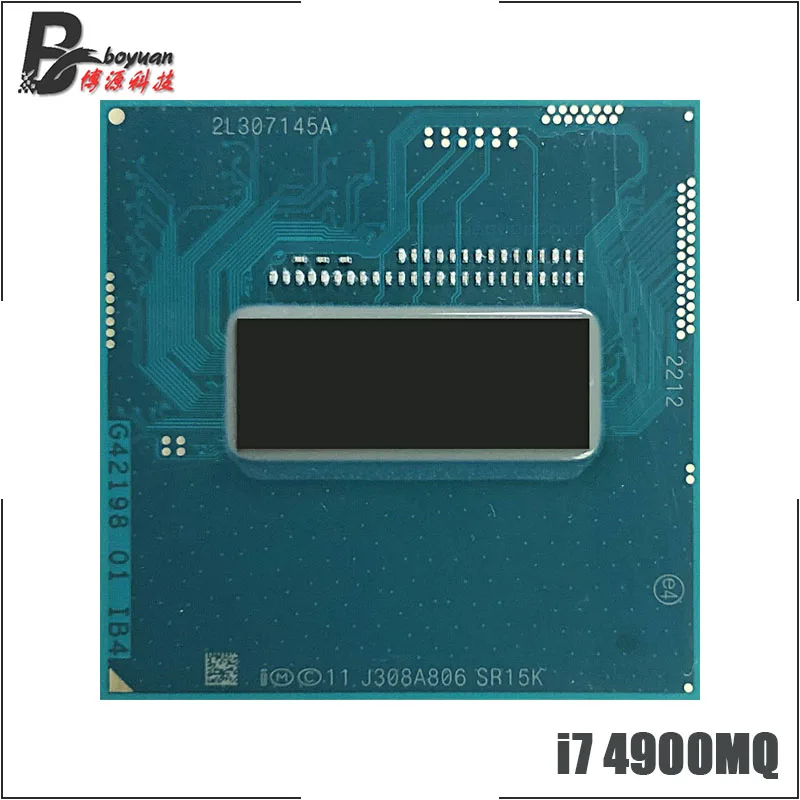 Четырехъядерный процессор Intel Core i7 4900MQ SR15K 2 8 ГГц Восьмиядерный м 47 Вт Разъем G3 /