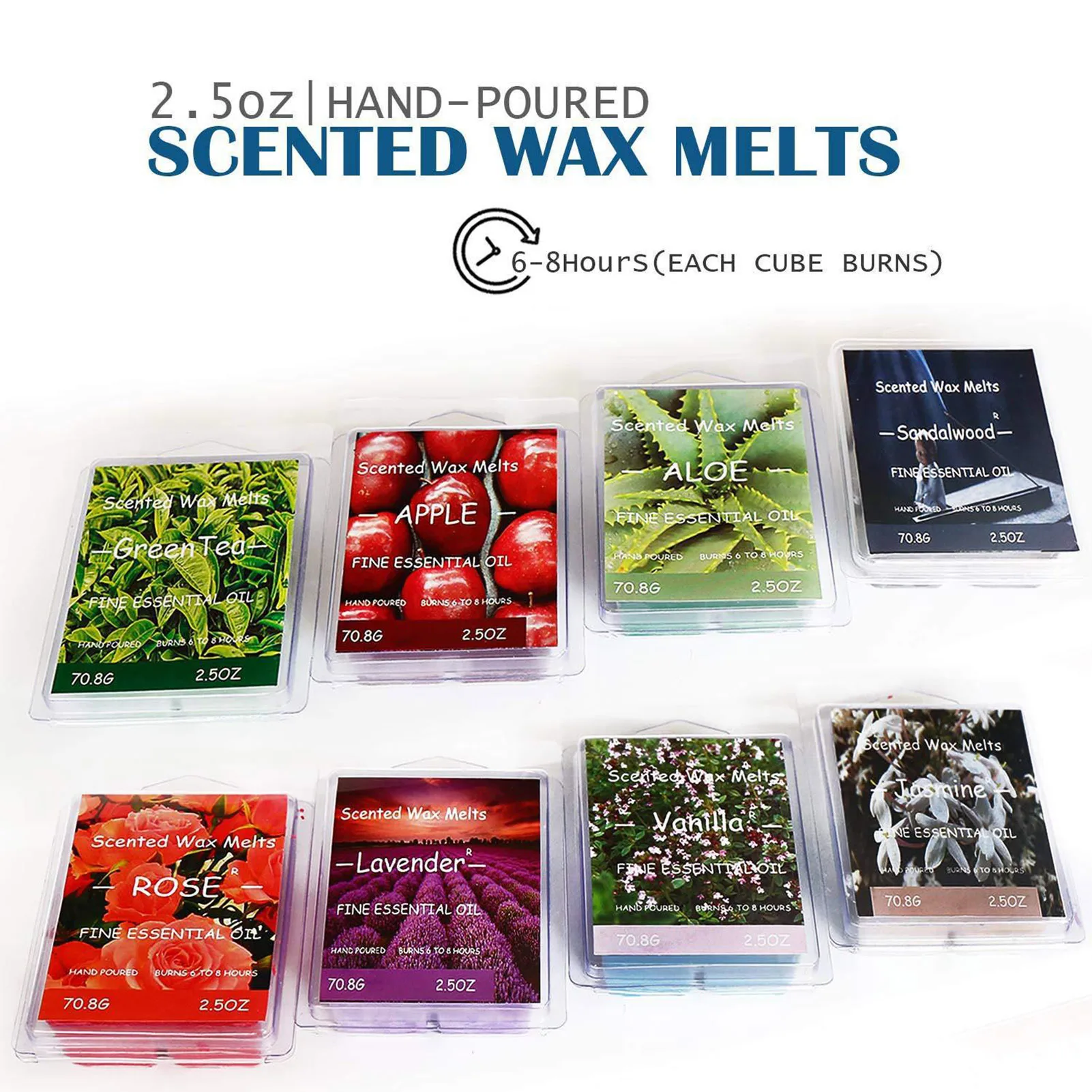 8PCS Scented Wax Cubes Soy Wax Scented Candle For Weddings Aromatherapy Candle Handmade Candle DIY Gift Home Decoration
8PCS Scented Wax Cubes Soy Wax Scented Candle For Weddings Aromatherapy Candle Handmade Candle DIY Gift Home Decoration