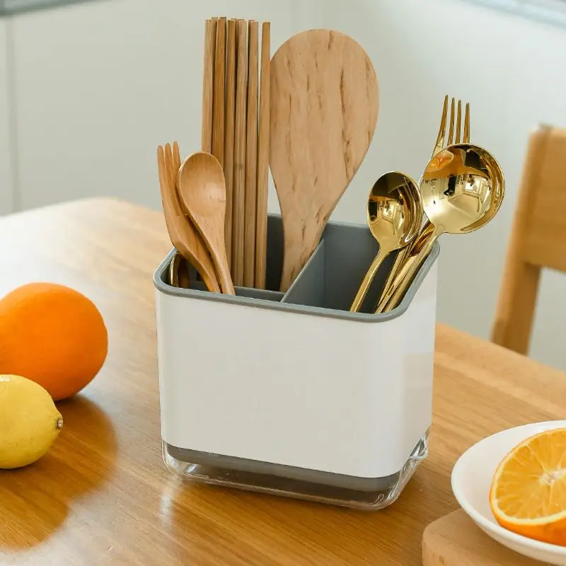 Multifunctional Spoon Fork Chopstick Storage Holder Box Double Layer Cutlery Drain Rack Organizer Antibacterial Rack for Kitchen
Multifunctional Spoon Fork Chopstick Storage Holder Box Double Layer Cutlery Drain Rack Organizer Antibacterial Rack for Kitchen