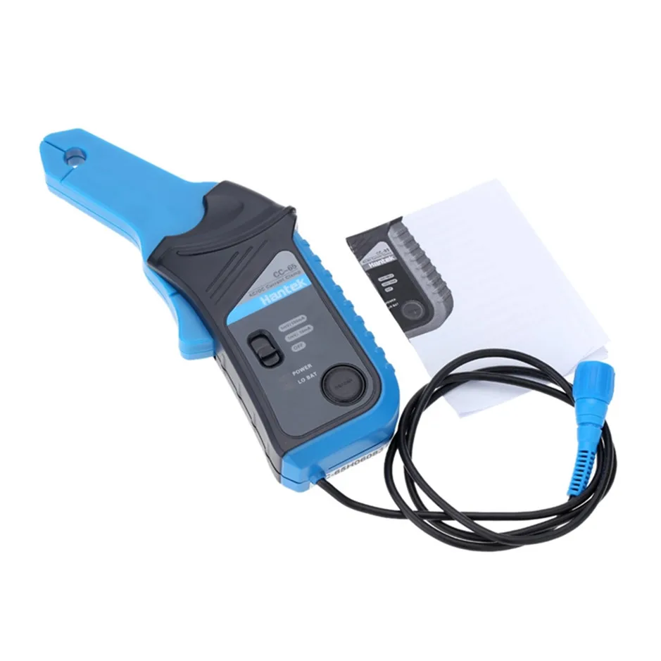 Practical Hantek AC/DC Current Clamp current probe current sensor with BNC plug CC-65 20kHz Bandwidth 1mV/10mA 20 mA ~65A
Practical Hantek AC/DC Current Clamp current probe current sensor with BNC plug CC-65 20kHz Bandwidth 1mV/10mA 20 mA ~65A