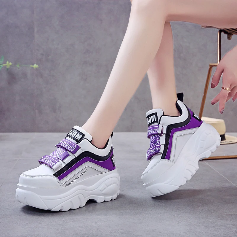 Women Chunky Sneakers 2021 Fashion Platform Sneakers Ladies Brand Wedges Casual Shoes for Woman Leather Sports Dad Shoes 7cm
Women Chunky Sneakers 2021 Fashion Platform Sneakers Ladies Brand Wedges Casual Shoes for Woman Leather Sports Dad Shoes 7cm
