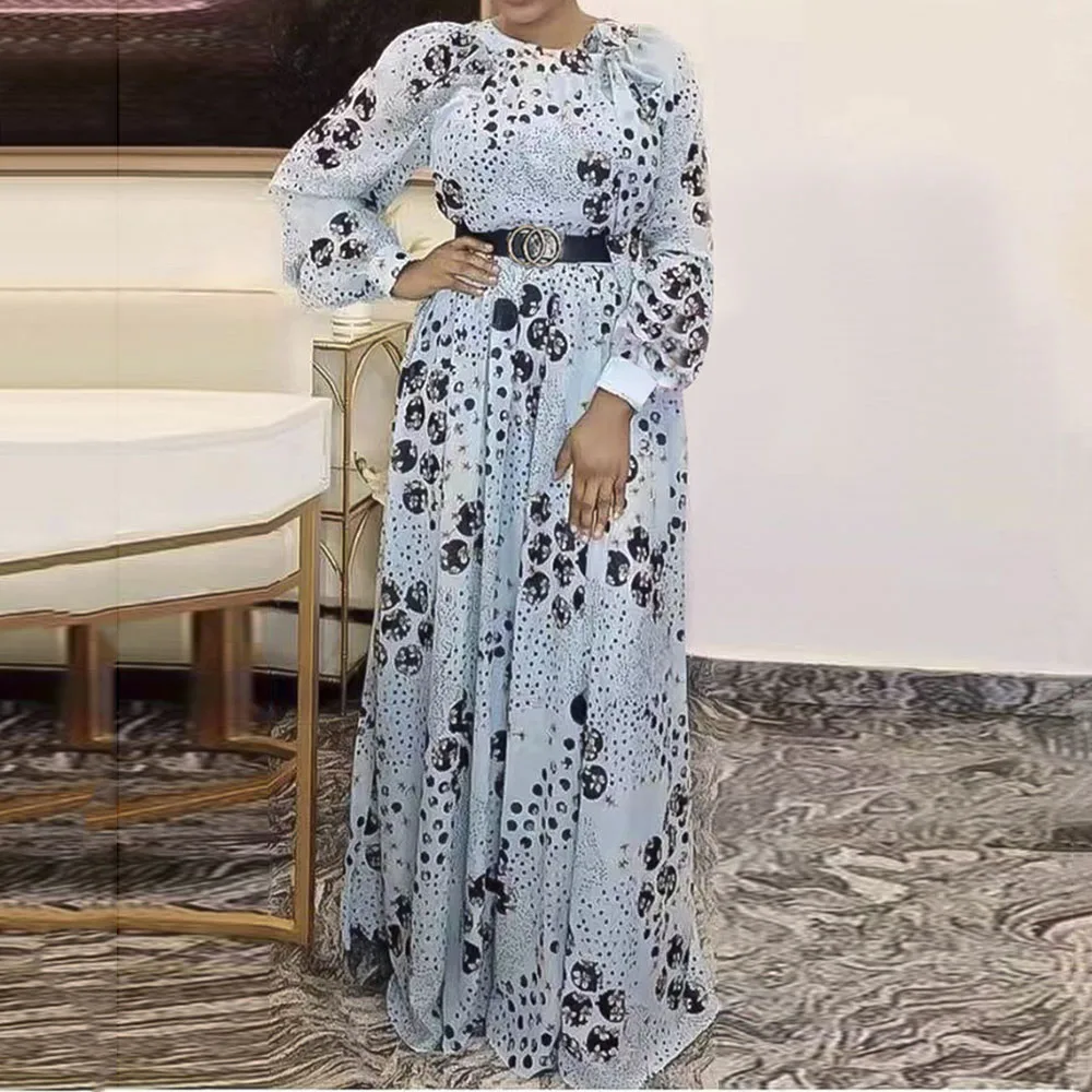 2021 New Fashion Women Long Dress Dots Printing Round Neck Long Sleeve Pullover Autumn Winter Casual Simplicity Western Style
2021 New Fashion Women Long Dress Dots Printing Round Neck Long Sleeve Pullover Autumn Winter Casual Simplicity Western Style