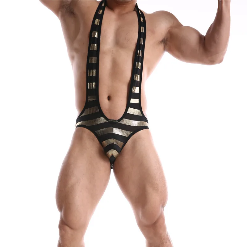 Men Undershirt Bodysuit Open Butt Underwear Sexy Wrestling Suit Men Men's One-Piece Jumpsuit Suspender Teddies Underwear 
Men Undershirt Bodysuit Open Butt Underwear Sexy Wrestling Suit Men Men's One-Piece Jumpsuit Suspender Teddies Underwear