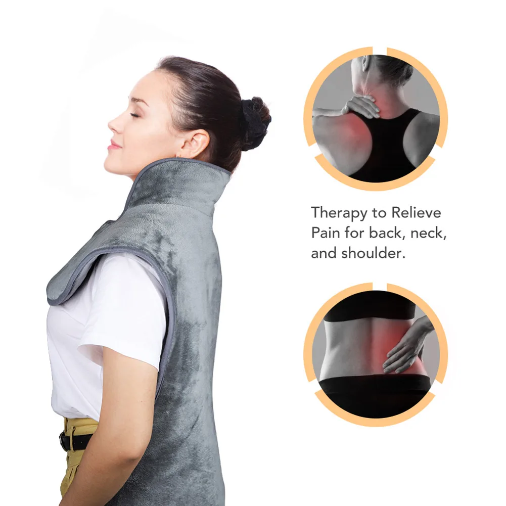 Electric Warming Heating Massage Shawl Blanket Heated Pad for Neck Back Warmer Heat Wrap Adjustable Temperature Seting Belt
Electric Warming Heating Massage Shawl Blanket Heated Pad for Neck Back Warmer Heat Wrap Adjustable Temperature Seting Belt