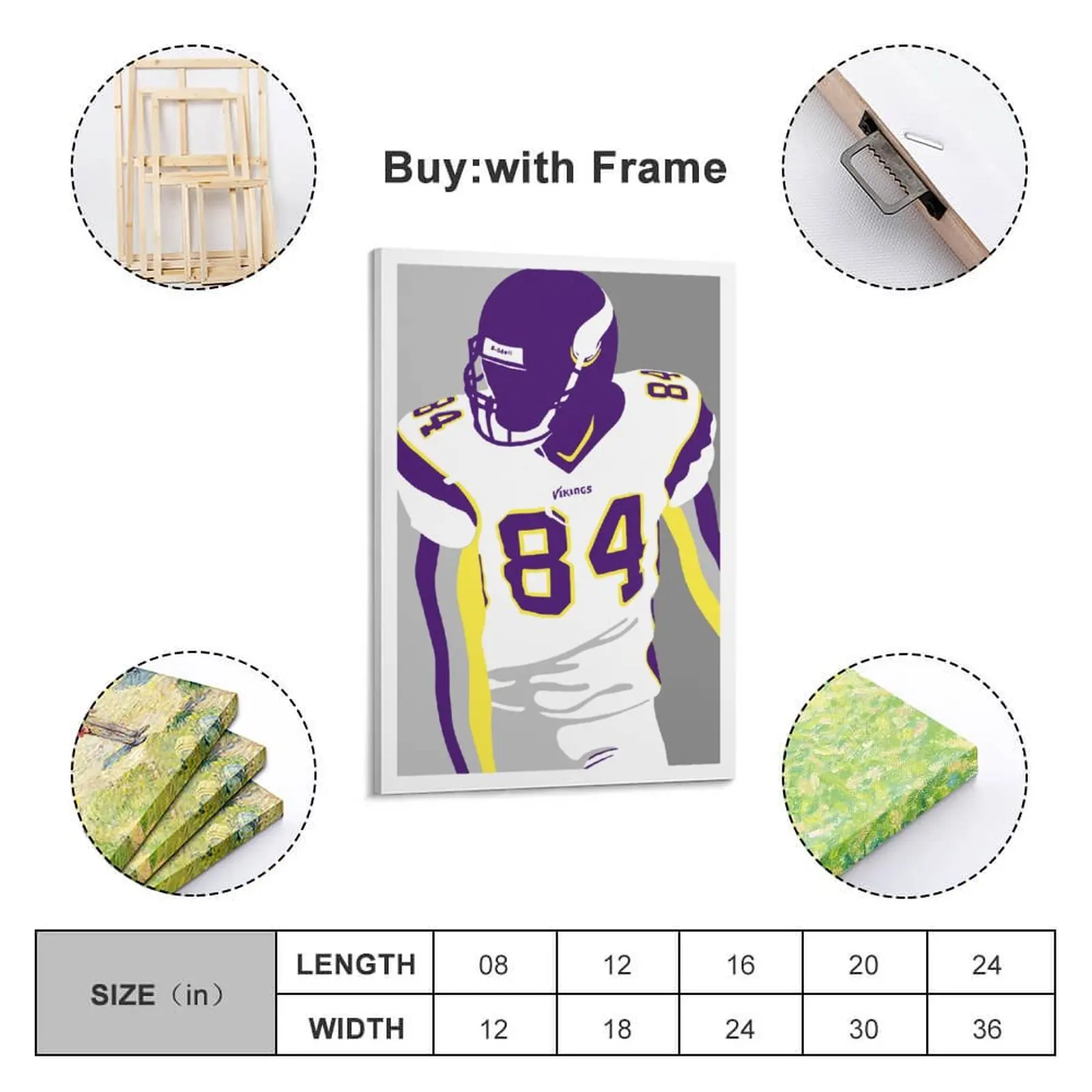 Decor 84 Randy Moss Print Painting Canvas Hang A Picture for Living Room Wall Room Posters With Frame Modern Home
Decor 84 Randy Moss Print Painting Canvas Hang A Picture for Living Room Wall Room Posters With Frame Modern Home