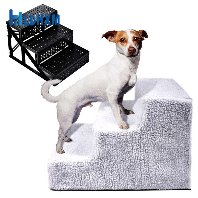 Hldhxm 3 Layers Steps Dog Replicate Stairs Ladder Pet Plastic Ramp Sofa Bed Ladder For Dogs Cats Animals Washable Supplies
Hldhxm 3 Layers Steps Dog Replicate Stairs Ladder Pet Plastic Ramp Sofa Bed Ladder For Dogs Cats Animals Washable Supplies