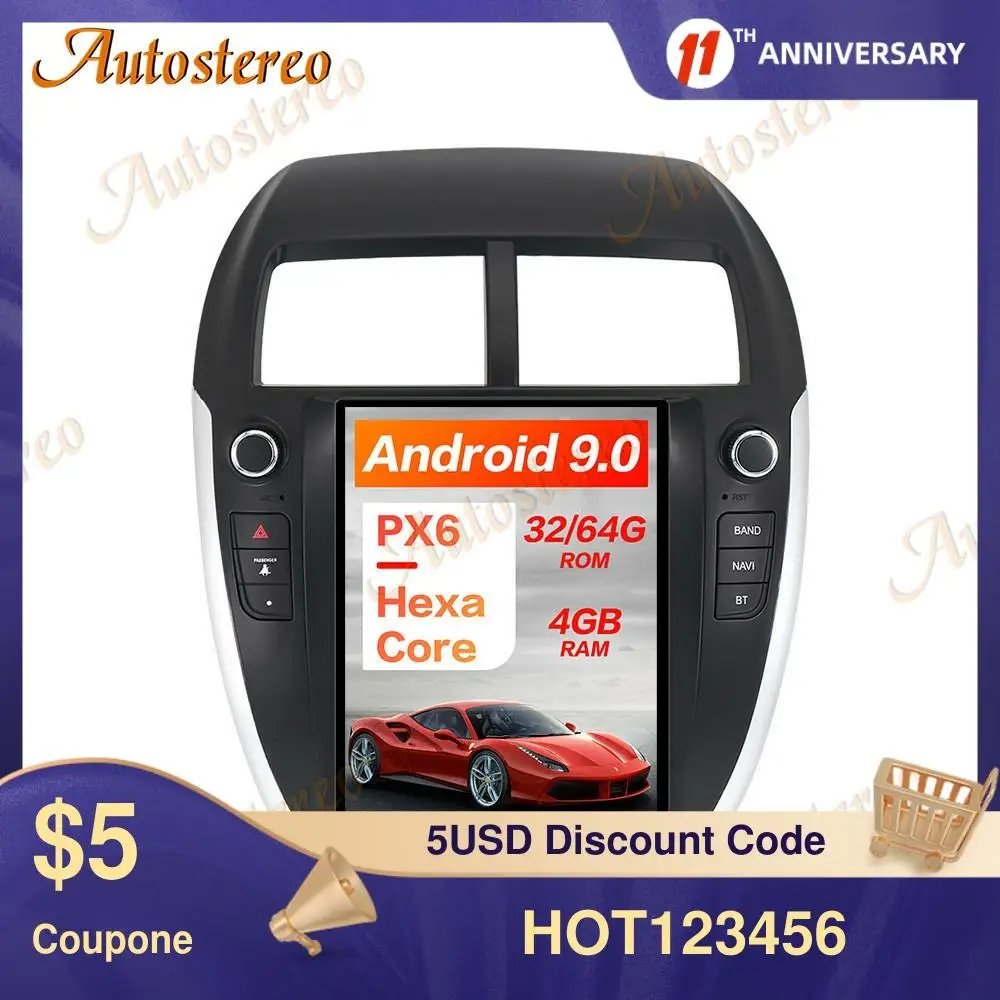 Android 9.0 PX6 Car GPS Navigation For MITSUBISHI ASX RVR Outlander Stereo Head Unit Multimedia Player Auto Radio Tape Recorder
Android 9.0 PX6 Car GPS Navigation For MITSUBISHI ASX RVR Outlander Stereo Head Unit Multimedia Player Auto Radio Tape Recorder