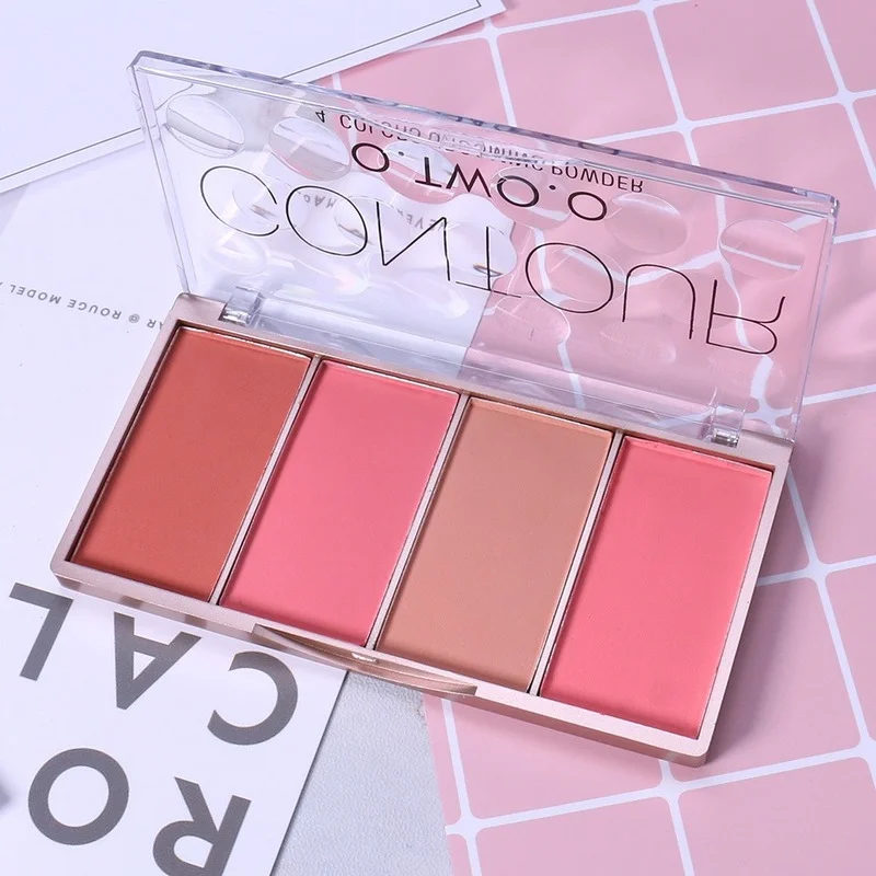 Four-color Blush + Contouring Powder Palette, Shadow Modification Facial Contour Contouring Powder 4 Colors Blush Palette
Four-color Blush + Contouring Powder Palette, Shadow Modification Facial Contour Contouring Powder 4 Colors Blush Palette