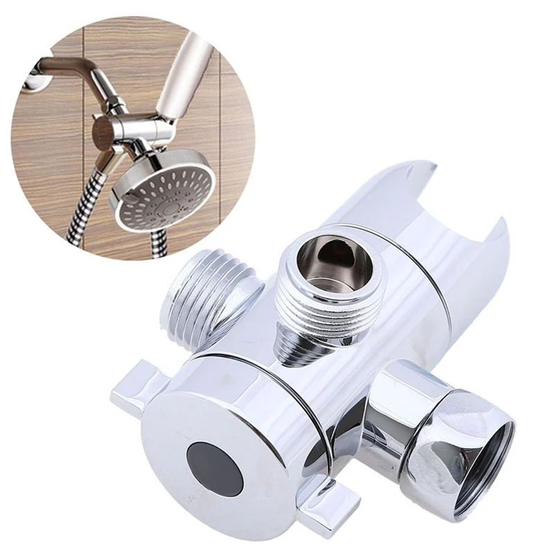 1/2" Three-way T-type Adapter Diverter Valve For Bathroom Shower Head Steering Valve Shower Arm Mounted Shunt Hose Adapter
1/2" Three-way T-type Adapter Diverter Valve For Bathroom Shower Head Steering Valve Shower Arm Mounted Shunt Hose Adapter
