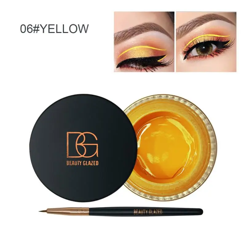 2-in-1 Eyeliner Gel 6 Color Selectable Free 1pc Curved Eyeliner Color Fastness Waterproof Eyeliner Gel Eye Makeup Cosmetic TSLM2
2-in-1 Eyeliner Gel 6 Color Selectable Free 1pc Curved Eyeliner Color Fastness Waterproof Eyeliner Gel Eye Makeup Cosmetic TSLM2
