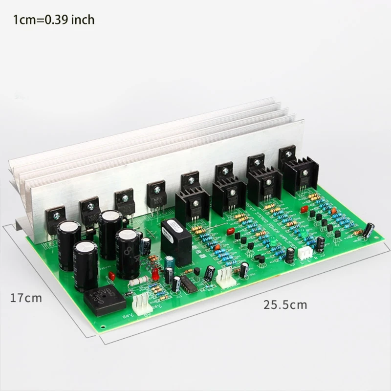 280W+280W 2.0 DIY Speaker Amplifier Board AC24-26V Equipped with 4 Filter Capacitors & 8 V-MOS FET Chips
280W+280W 2.0 DIY Speaker Amplifier Board AC24-26V Equipped with 4 Filter Capacitors & 8 V-MOS FET Chips