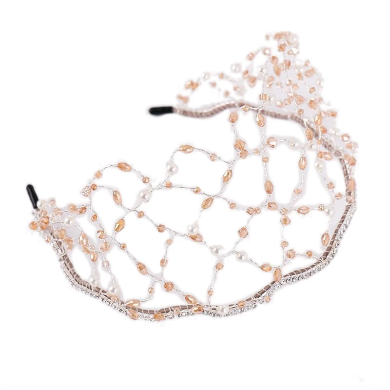 Baroque Vintage Luxury Crystal Head Chain Imitation Pearl Beaded Mesh Metal Headband Bridal Wedding Party Hair Hoop
Baroque Vintage Luxury Crystal Head Chain Imitation Pearl Beaded Mesh Metal Headband Bridal Wedding Party Hair Hoop