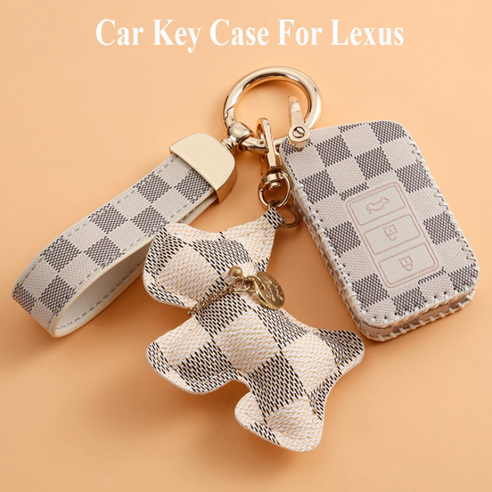 Classic Leather Car Key Case Cover Keychain For Lexus RX300 ES350 NX300h CT200H GX400 GS350 IS250 RC350 Car Key Shell Protector 
Classic Leather Car Key Case Cover Keychain For Lexus RX300 ES350 NX300h CT200H GX400 GS350 IS250 RC350 Car Key Shell Protector