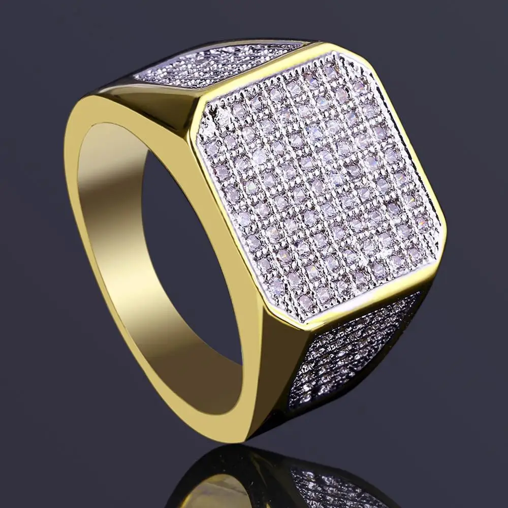 Trendy Golden Business Full of Crystal Men's Ring Fashion for Party Square Male Jewelry Accessories Whole sale Free Shipping
Trendy Golden Business Full of Crystal Men's Ring Fashion for Party Square Male Jewelry Accessories Whole sale Free Shipping