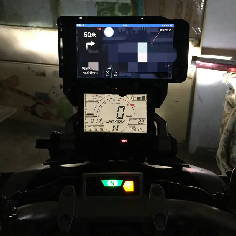 Мобильный телефон навигационный кронштейн USB для зарядки телефона HONDA X ADV 750 2017