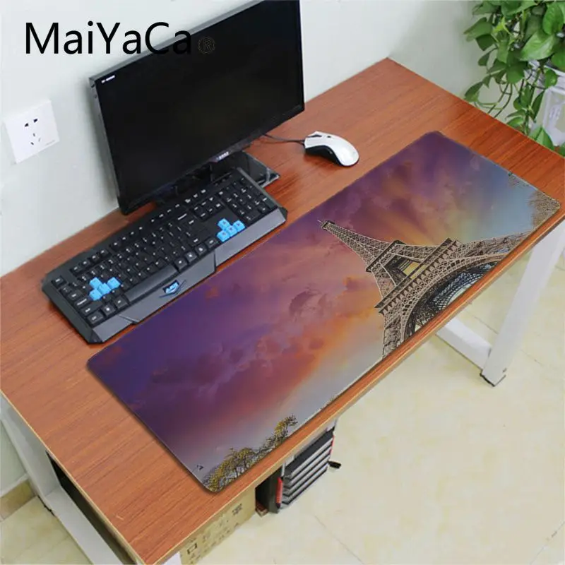 MaiYaCa Eiffel Tower scenery Beautiful Mouse Mat Big Promotion Russia gaming mouse pad xl Keyboard Laptop PC notebook desk pad
MaiYaCa Eiffel Tower scenery Beautiful Mouse Mat Big Promotion Russia gaming mouse pad xl Keyboard Laptop PC notebook desk pad