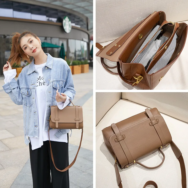 Online celebrity handbag simple 2021 ladies shoulder bag spring and summer new fashion temperament portable messenger bag
Online celebrity handbag simple 2021 ladies shoulder bag spring and summer new fashion temperament portable messenger bag