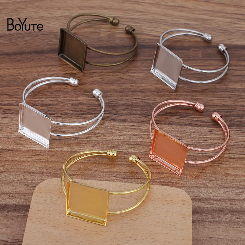 BoYuTe (5 Pieces/Lot) Fit 25MM Square Cabochon Blank Bracelet Base Handmade DIY Jewelry Accessories Materials
BoYuTe (5 Pieces/Lot) Fit 25MM Square Cabochon Blank Bracelet Base Handmade DIY Jewelry Accessories Materials