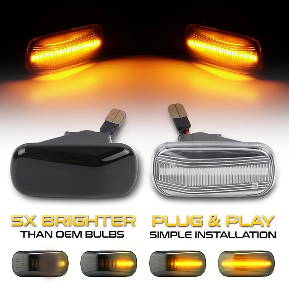 2Pc LED Dynamic Side Marker Turn Signal Light For Honda Civic Accord City Fit Jazz Odyssey Amaze CR-V Brio Repeater Signal Light
2Pc LED Dynamic Side Marker Turn Signal Light For Honda Civic Accord City Fit Jazz Odyssey Amaze CR-V Brio Repeater Signal Light