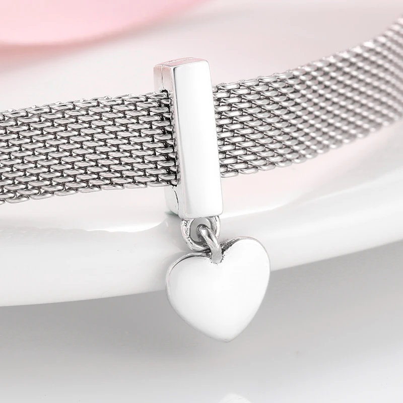 DoDoFly High Quality 925 Sterling Silver Dangle Heart Clips Beads For Jewelry Making Fit Original Reflection Bracelet Clip Charm
DoDoFly High Quality 925 Sterling Silver Dangle Heart Clips Beads For Jewelry Making Fit Original Reflection Bracelet Clip Charm