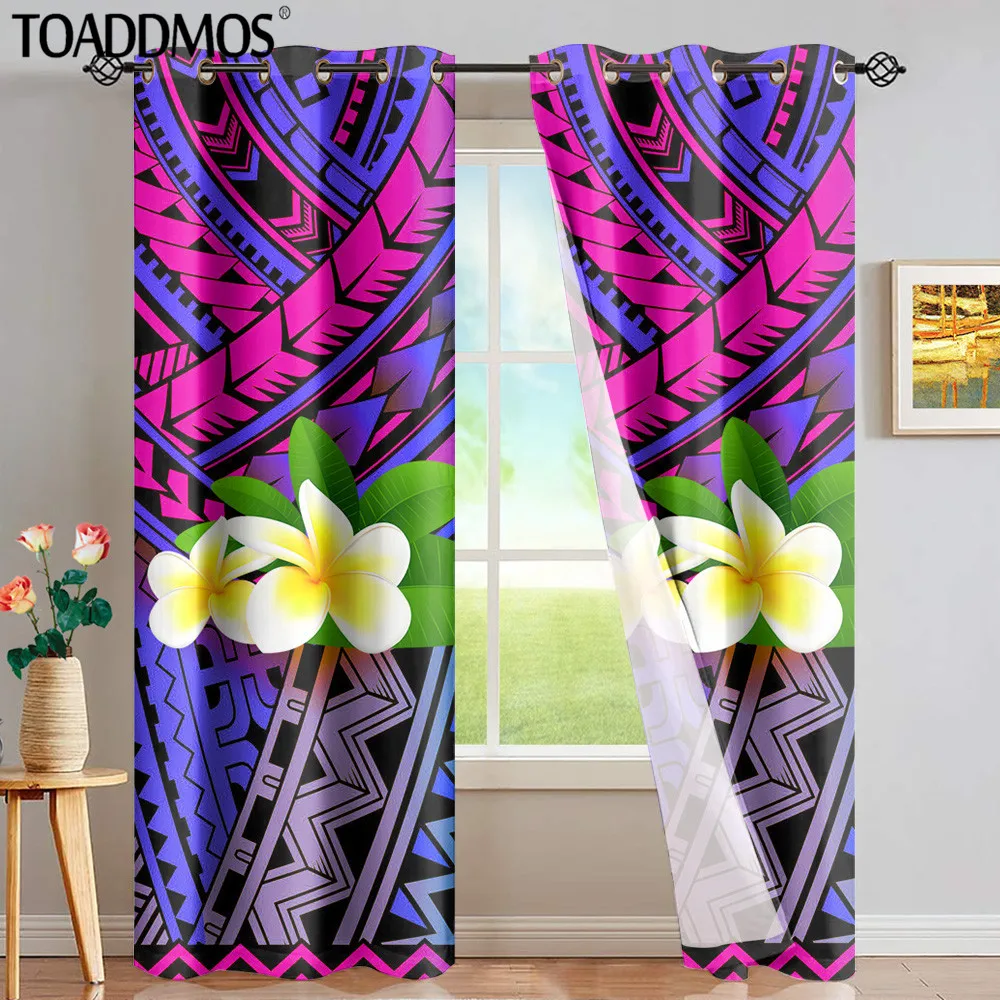 TOADDMOS Polynesian Plumeria Print Window Curtain Living Room Sunblind Bedroom Blackout Curtains for Girls Kids Home Decoration
TOADDMOS Polynesian Plumeria Print Window Curtain Living Room Sunblind Bedroom Blackout Curtains for Girls Kids Home Decoration
