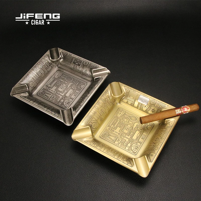 Cigar Ashtray Home Office Quality Cigar Cylinder Engraving Large-Caliber Multi-Port Smoke Trough Zinc Alloy Smoke Extinguisher
Cigar Ashtray Home Office Quality Cigar Cylinder Engraving Large-Caliber Multi-Port Smoke Trough Zinc Alloy Smoke Extinguisher