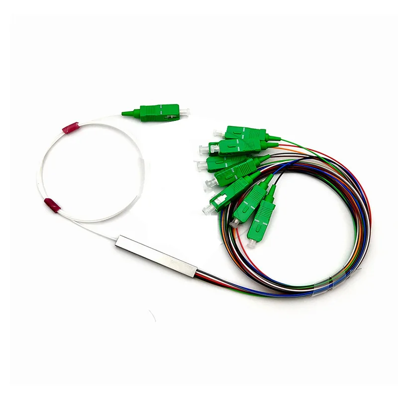 10 PCS/Lot PLC Optical Splitter SC APC 1X8 FTTH Fiber Optic Splitter FBT Optical Coupler Singlemode Simplex Steel Pipe,High Dura
10 PCS/Lot PLC Optical Splitter SC APC 1X8 FTTH Fiber Optic Splitter FBT Optical Coupler Singlemode Simplex Steel Pipe,High Dura