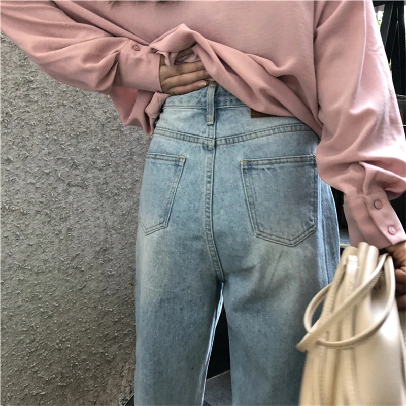 NEW Jeans Women Leisure Loose High Waist Retro Wide Leg Womens Jean Korean Style All-match Simple Full-length Trendy Chic Zipper
NEW Jeans Women Leisure Loose High Waist Retro Wide Leg Womens Jean Korean Style All-match Simple Full-length Trendy Chic Zipper