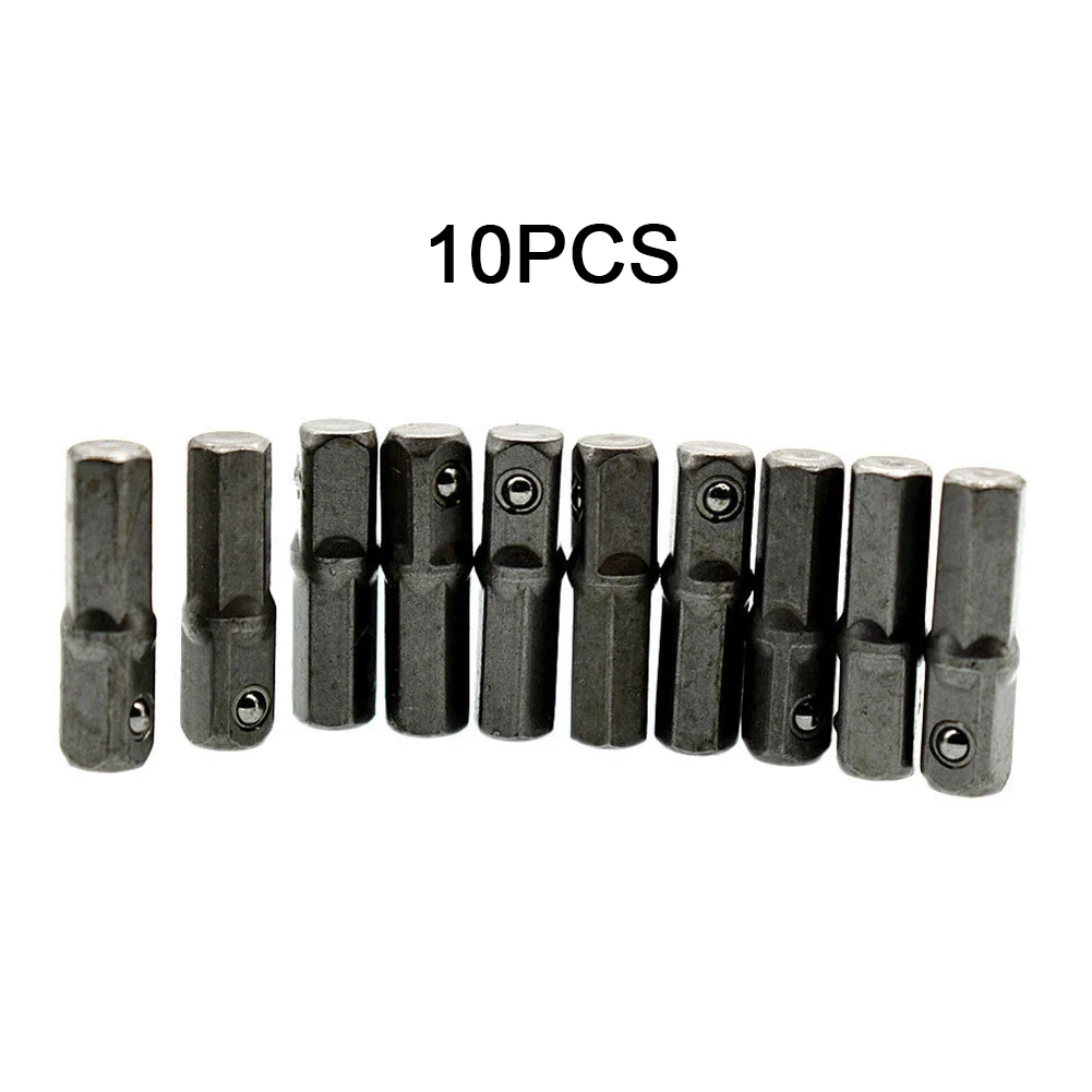 10pcs Impact Socket Adapter Converter 1/4\\\\\\\" Hex Shank To 1/4\\\\\\\" Square Drive 25mm Chrome Vanadium Steel
10pcs Impact Socket Adapter Converter 1/4\\\\\\\" Hex Shank To 1/4\\\\\\\" Square Drive 25mm Chrome Vanadium Steel