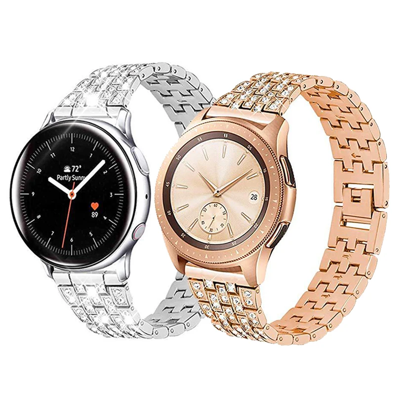 Металлический ремешок для смарт-часов Samsung Galaxy Watch 4 classic 46 мм, браслет из нержавеющей стали с бриллиантами для Galaxy watch Active 2 Band
Металлический ремешок для смарт-часов Samsung Galaxy Watch 4 classic 46 мм, браслет из нержавеющей стали с бриллиантами для Galaxy watch Active 2 Band
